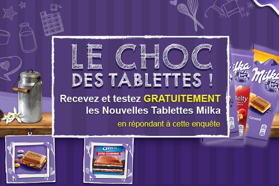 Echantillon Gratuit Chocolat Milka