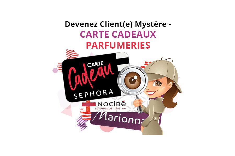 Client Mystère, carte cadeaux parfumerie