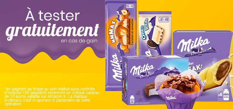 échantillon gratuit chocolat Milka, echantillons gratuits Milka