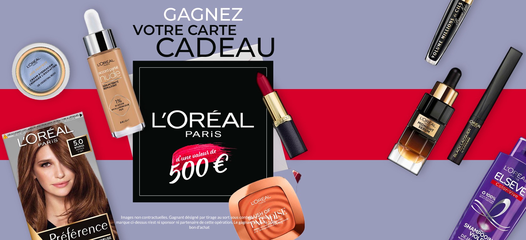 Gagner votre carte cadeaux l’Oréal gratuitement