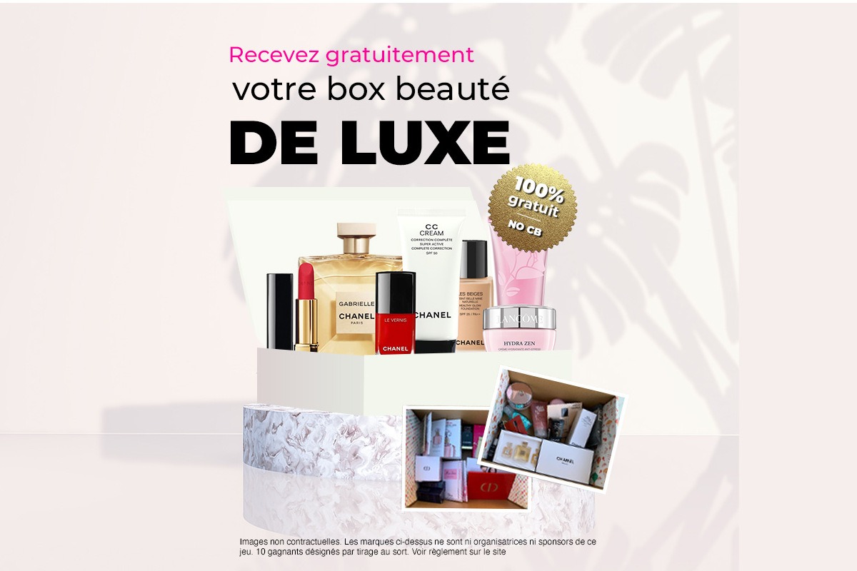 echantillon box beauté gratuite, échantillons coffret beauté gratuits