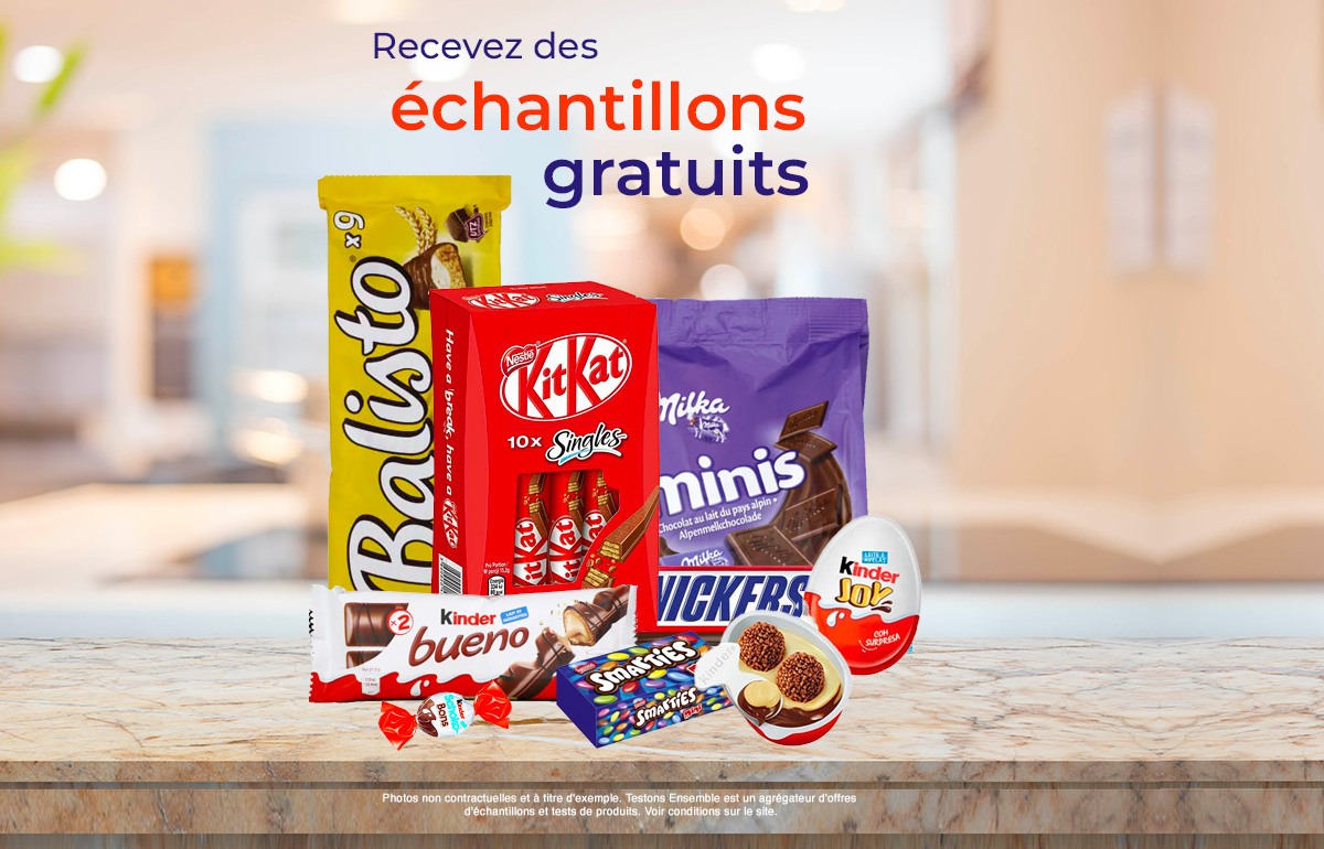 échantillon alimentaire gratuit, échantillon alimentaire chocolat gratuit