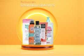 échantillon gratuit gel douche et produits d'hygiène corporelle