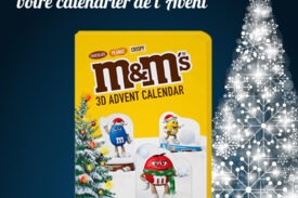 Calendrier de l'avent bonbon M&M's gratuit