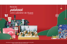Calendrier de l'avent produits de beauté gratuit