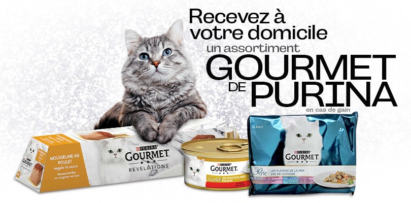 Echantillon gratuit Purina gourmet pour chat