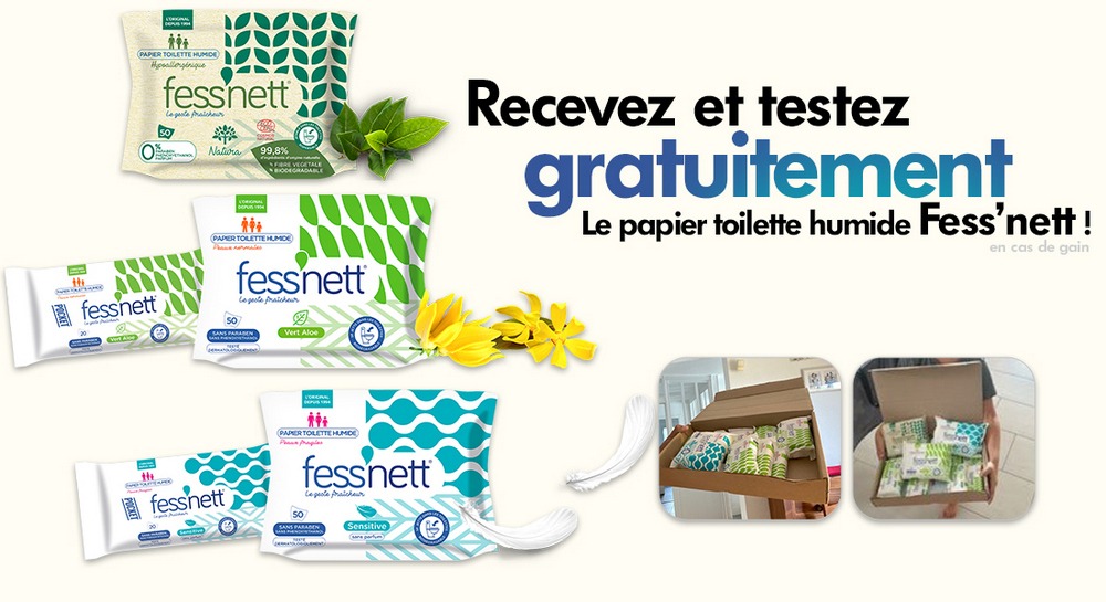 Testez gratuitement le papier toilette humide écologique