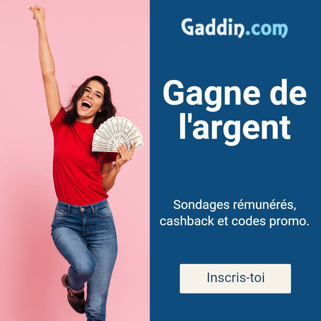 Sondages rémunérés sérieux avec Gaddin.com