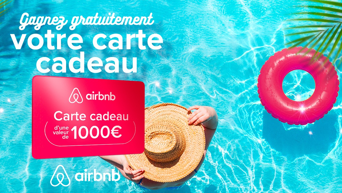 Jeu concours carte cadeau séjour Airbnb