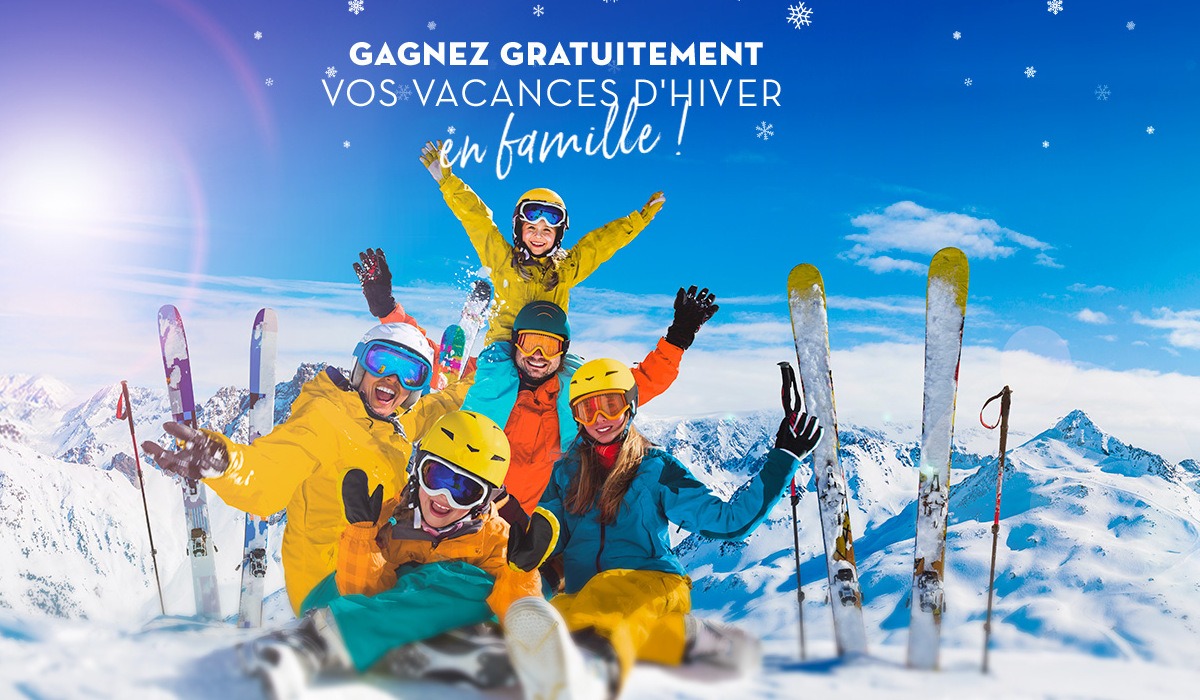 Jeu concours gratuit Séjour en famille au ski à gagner