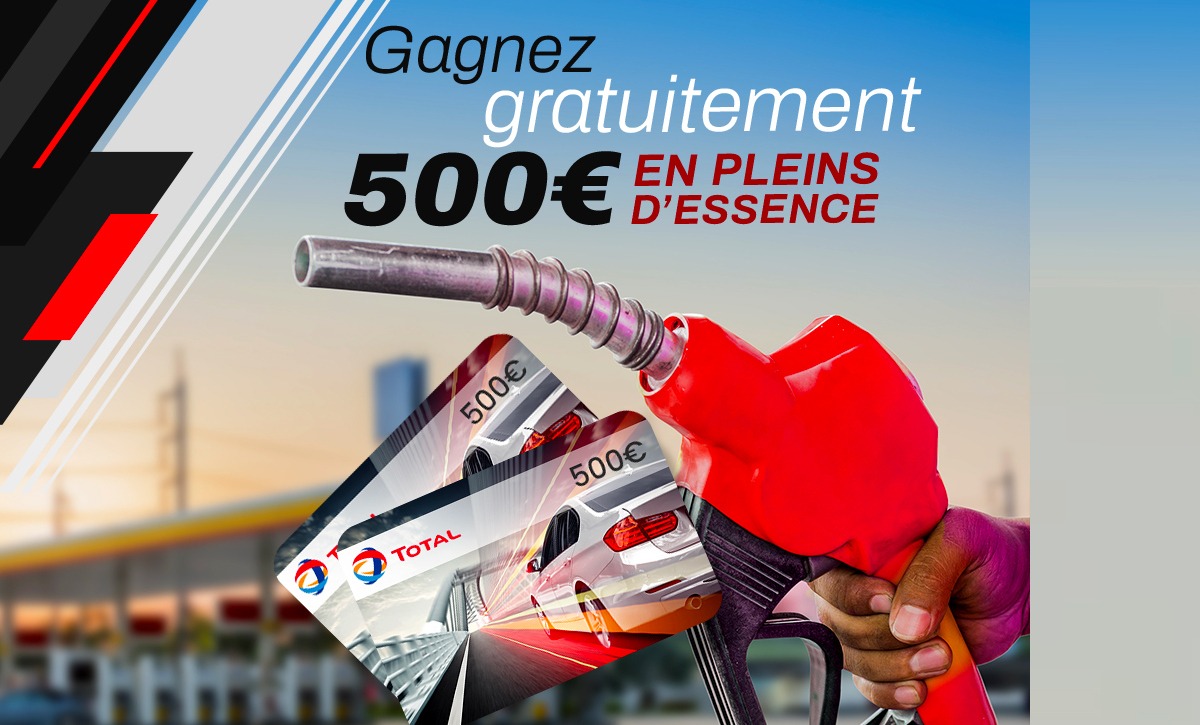 Jeu concours carte Total carburant gratuit