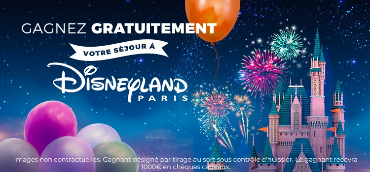 Gagnez un séjour gratuit à Disneyland Paris