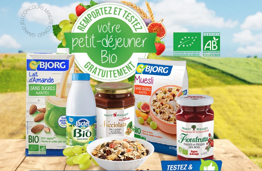 Echantillon alimentaire petit déjeuner bio gratuit