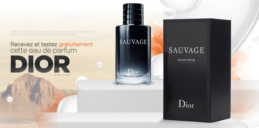 Echantillon gratuit parfum Dior Sauvage