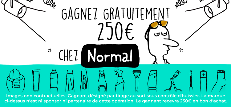 Gagnez gratuitement un bon d’achat chez Normal