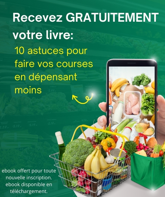 Ebook gratuit spécial courses alimentaires moins cher