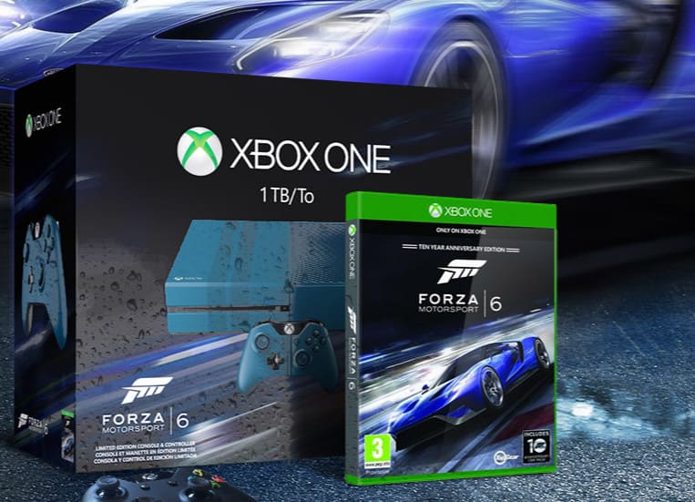 Gagnez votre XBOX one gratuite avec le jeu Forza Motorsport 6 inclus