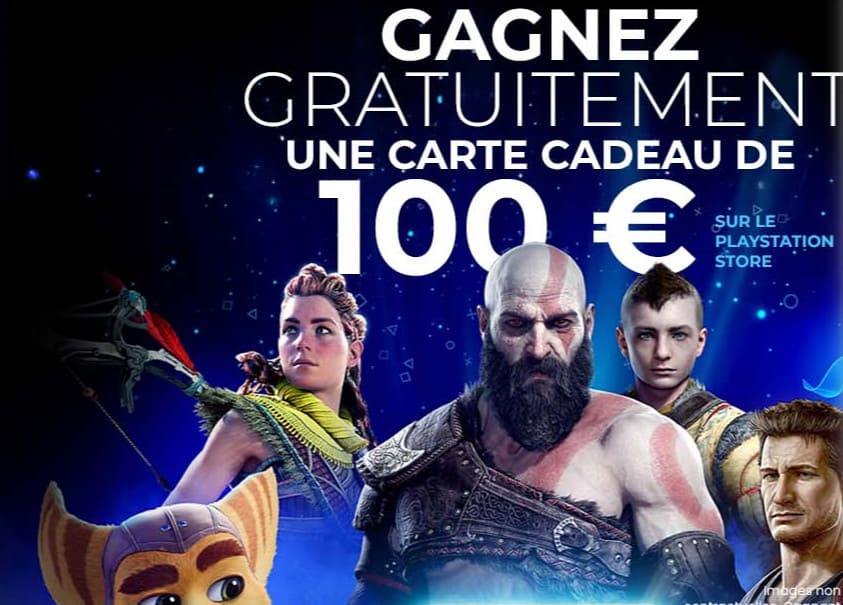 100€ à dépenser dans le Playstation Store