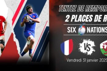 tournoi des 6 nations 2 places gratuites