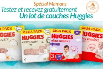 Echantillon gratuit couches pour bébé