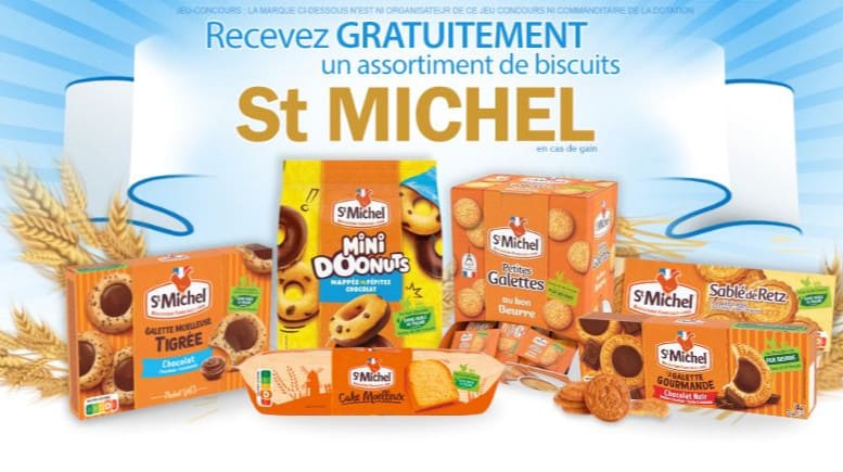 Echantillon gratuit gâteaux Saint Michel