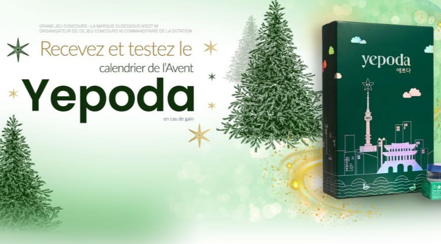 Gagnez un calendrier de l’avent Yepoda 2025 gratuit