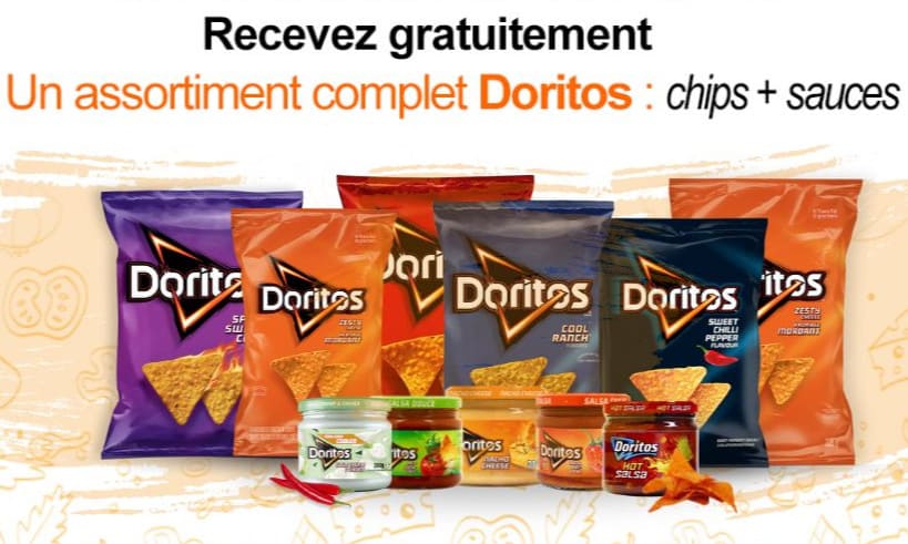 Assortiments chips et sauces Doritos