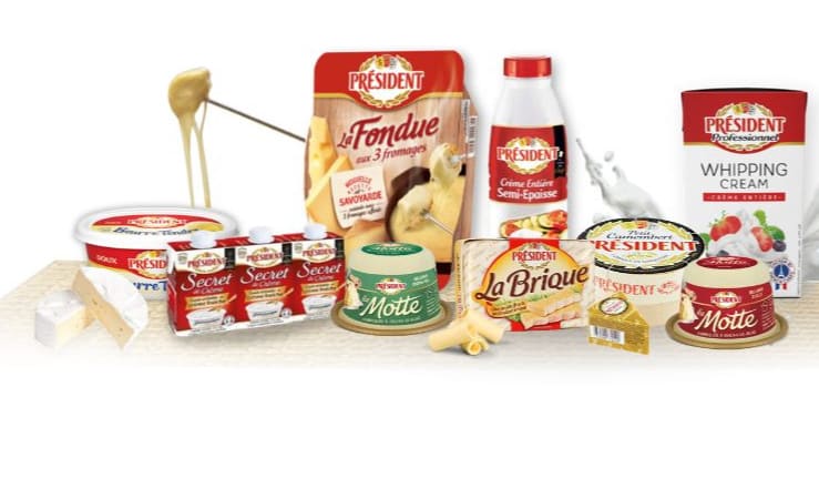 Echantillons produits Président