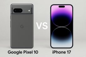 Pixel 10 comparatif iphone 17